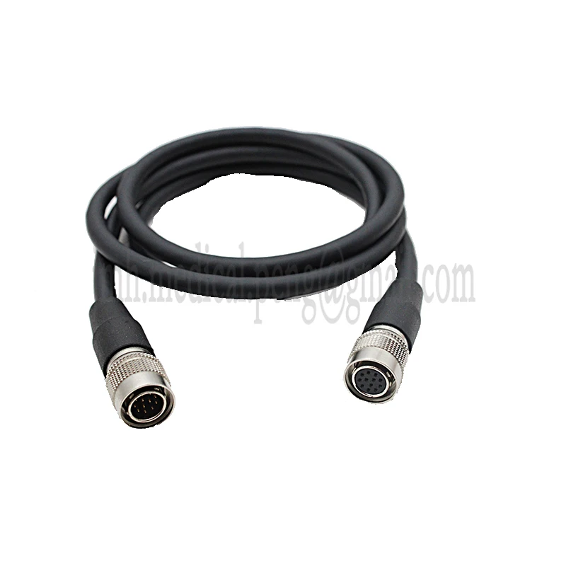 Hirose HR10A-7P-10P 4P 6S 10 12Pin Male to Female Plug Machine Vision Camera Analog Cable, Robotic Coupler CCD Camera Lens Cable