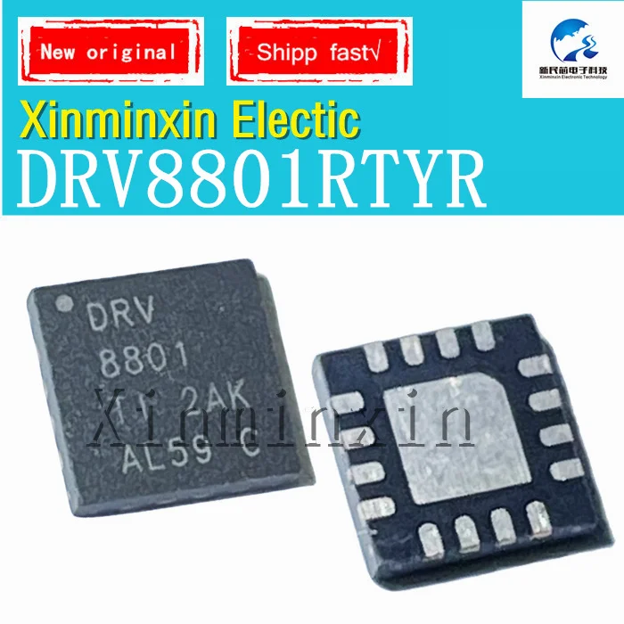 رقاقة IC الأصلية ، DRV8801RTYR ، DRV8801RTY ، DRV8801RTYT ، DRV8801 ، QFN16 ، جديد ، 1 ، قطعة