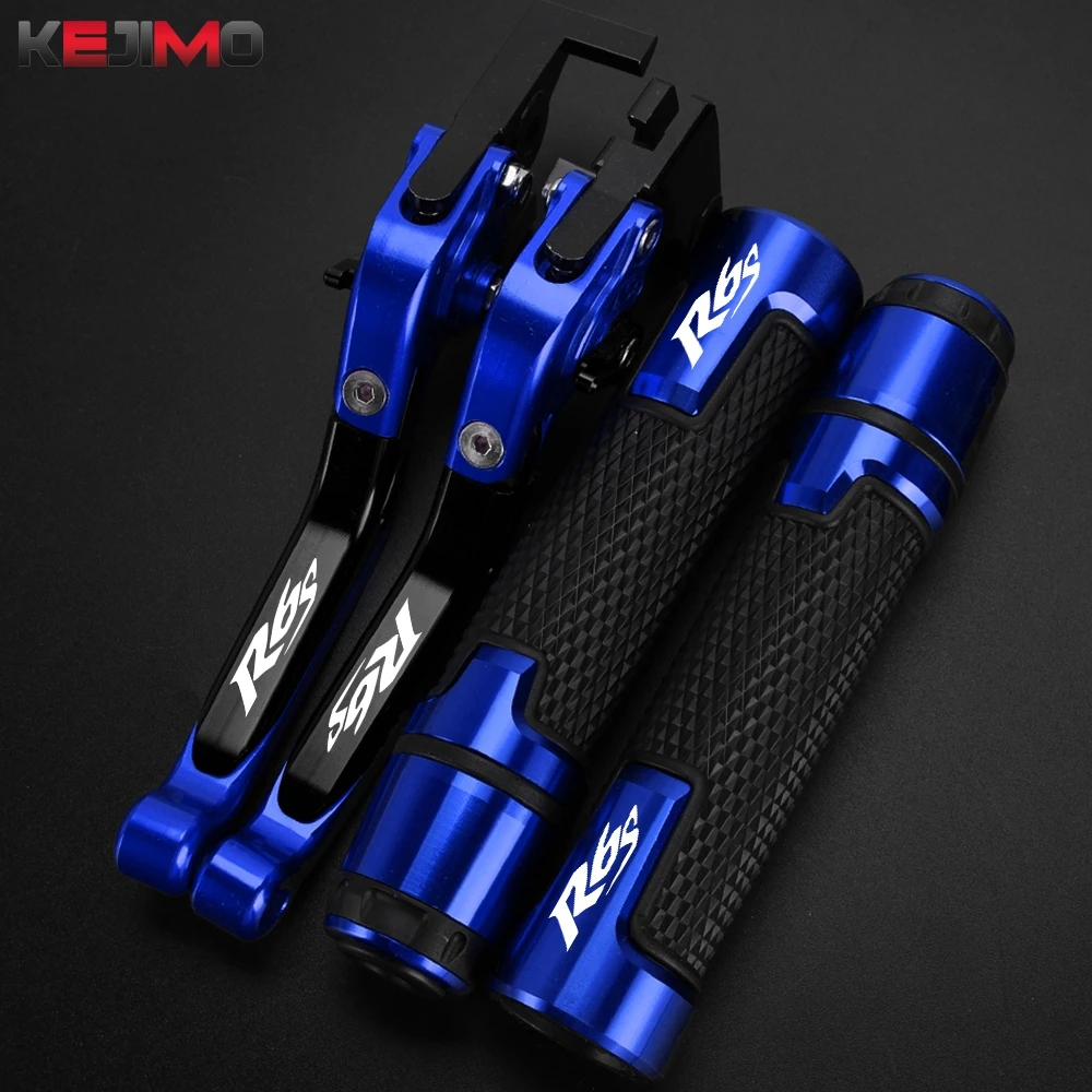

Motorcycles Adjustable Brake Clutch Lever For Yamaha R6SUSAVERSION R6S 2006 2007 2008 2009 7/8"22MM Hand Grips Handlebar Ends