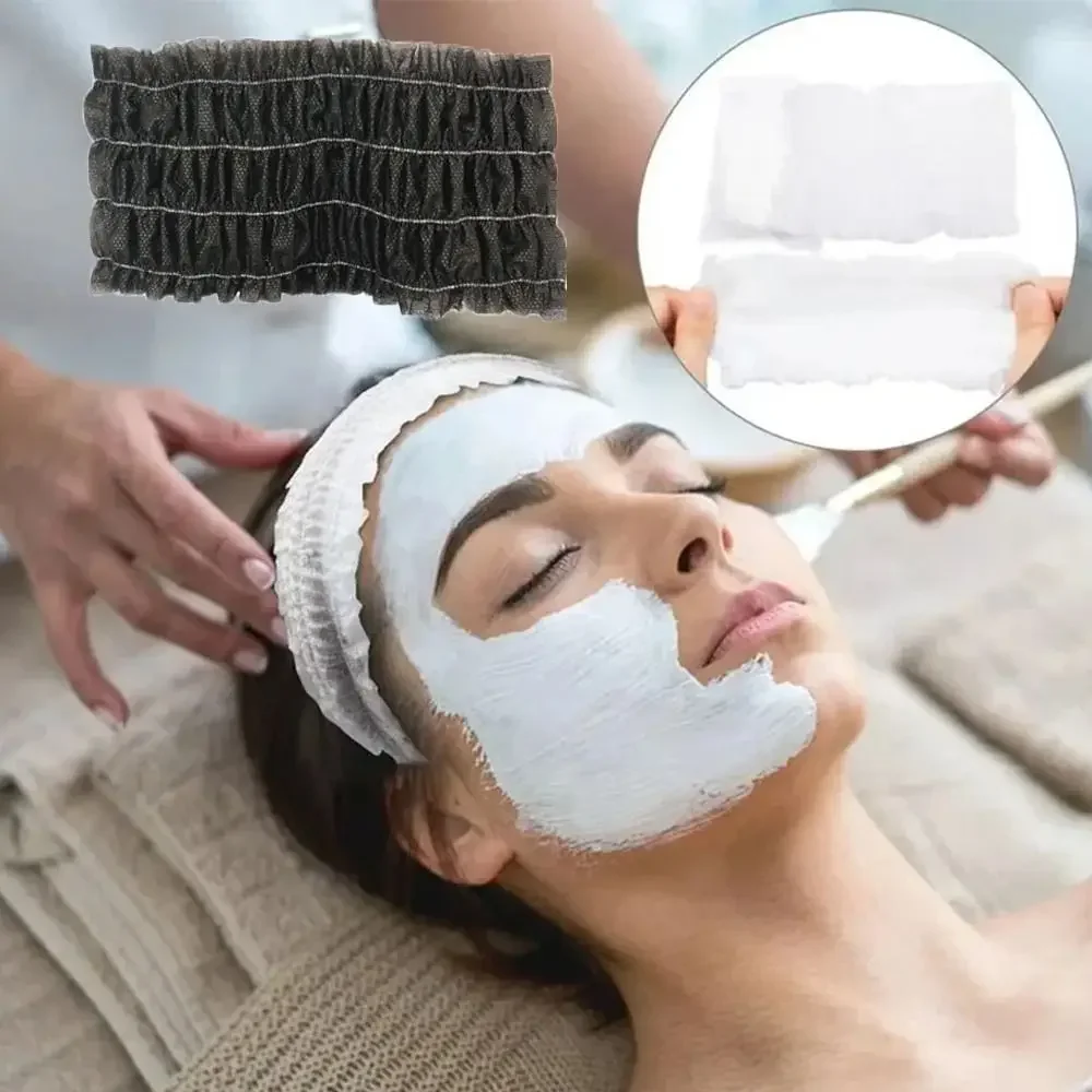 Neue Einweg-Duschhaube, elastische Pfropfen von Wimpern, Spa-Stirnbänder, Wimpernzubehör, Vliesstoff, Badezimmerzubehör, Friseursalon