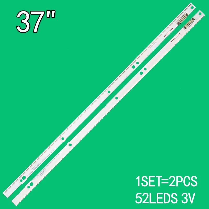 LED Backlight strip 52leds For Samsung 37'' TV SLED 2012SVS37 7032NNB 2D LEFT52 RIGHT52 UE37ES6710 UE37ES6300 UE37ES5700