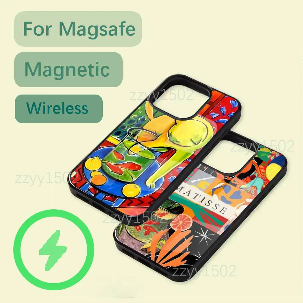 

Henri Matisse Art Phone Case For iPhone 17,16,15,14,13,12,11,Pro,Max,Plus,Mini,SE4,E Magsafe Wireless Charging