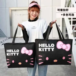 Hello Kitty Purses and Handbags Sanrio Canvas Bag Luggage High Capacity Travel Case Kawaii Shoulder Bags Oxford