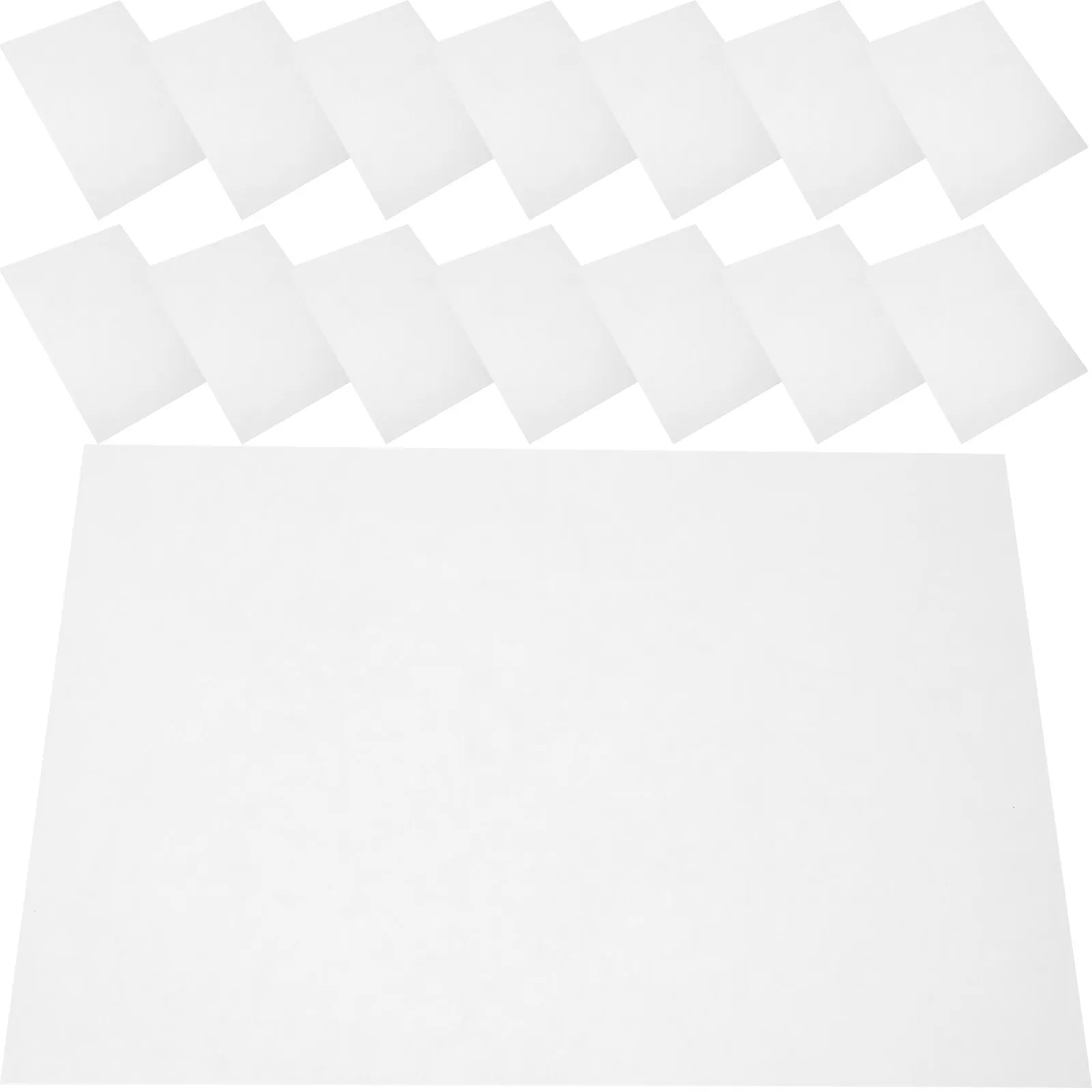 20Pcs Shrink Film Sheets Heat Shrink Printing Cuttable Heat Shrinkable Sheets DIY Material for Handmade Crafts Packaging Supply