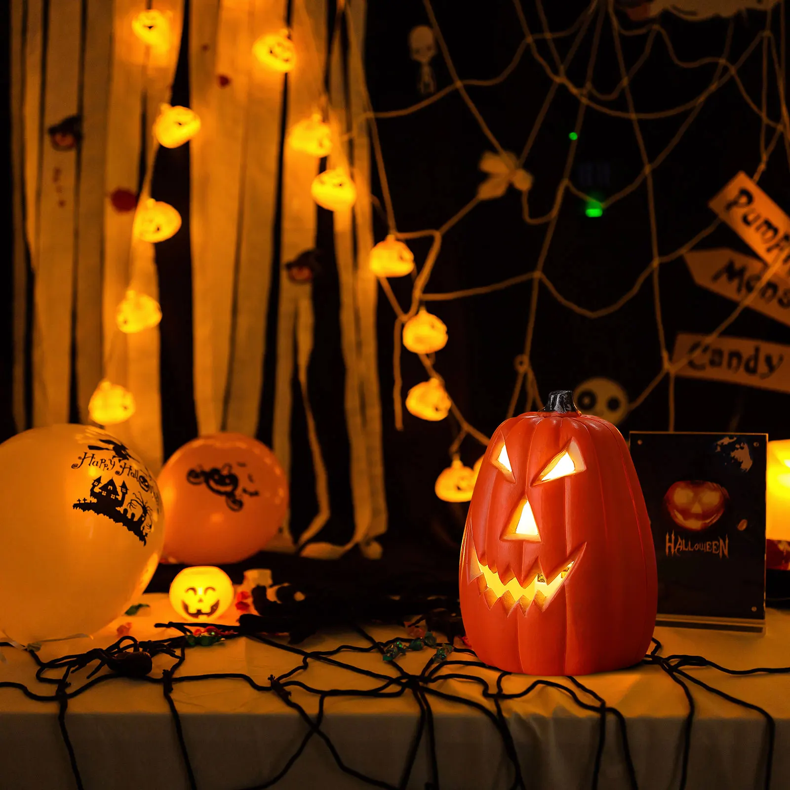 

Pumpkin Lantern Colored Lights Decorative LED Halloween Supplies Creative Lamp Festive Home Decorations Indoor Outdoor Party