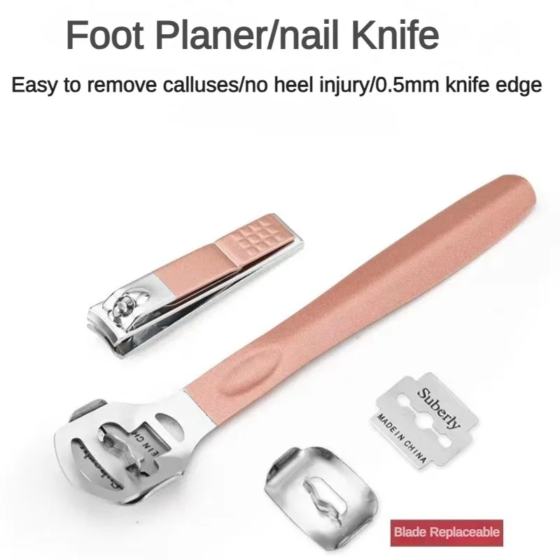 Cuchillo profesional de pedicura, herramienta para el cuidado de los pies, removedor de piel muerta encarnada, pedicura, 10 unidades por juego