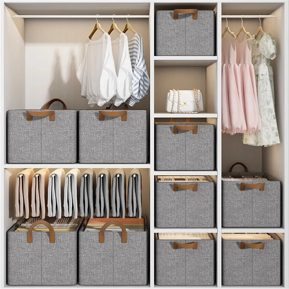 Wardrobe Clothes Storage Organizer Pants Jeans Storage Box Cabinet Organizer For Underwear Bra Socks Ties T-Shirt Organizer Box