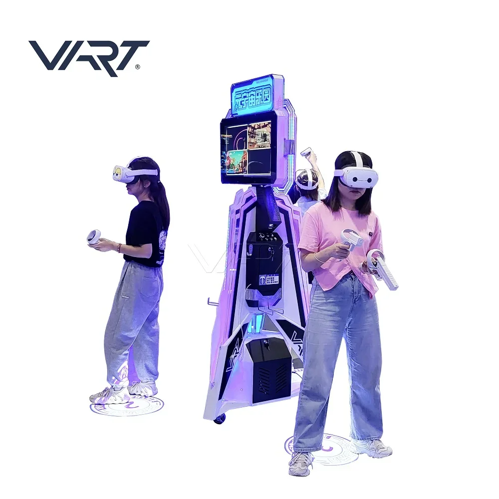 Machine de jeu d'arcade 3D de réalité virtuelle pour enfants, plate-forme de tir interactive, kiosque VR, 3 plus tard, chaud, 2022