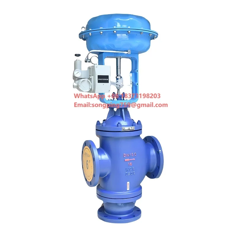 

Пневматический трехходовой клапан слива и распределения DN50, мембранный регулирующий клапан расхода, клапан регулирования соотношения пара, нержавеющая сталь