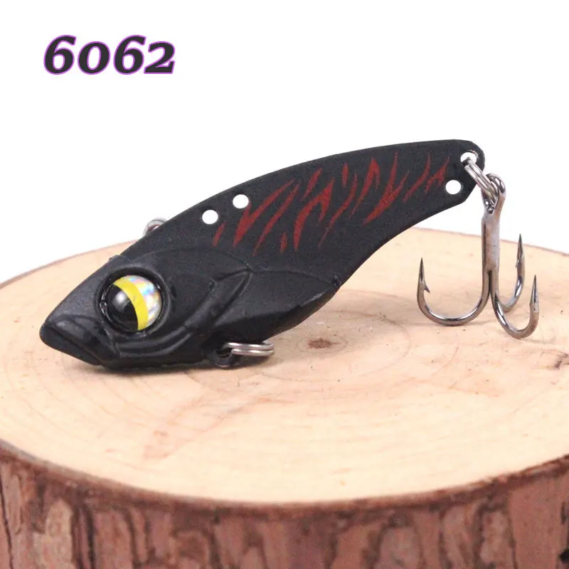 HYBOLAN Metal Vib Fishing Lures Spoon 5-14G Vibration Sinking Spinner Swimbait Artificial Bait Pesca Bass High quality hooks image 5