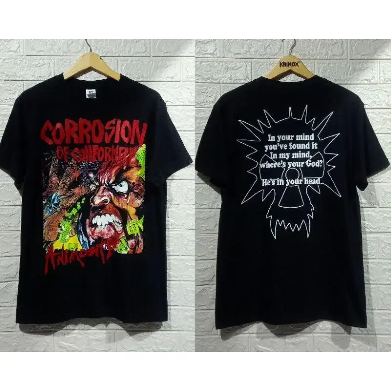 Corrosion Of Conformity Band Animosity Black T Shirt Full Size S 5XL