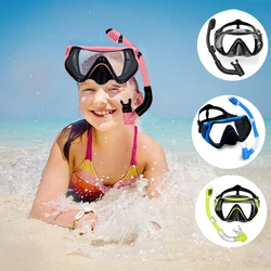 Snorkeling Máscara de Buceo Profesional Snorkels Gafas de Buceo Tubo de Respiración Set Para Niños Snorkel Máscara Equipo