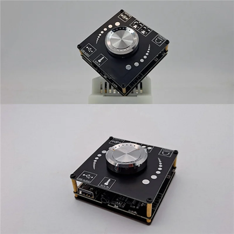XY-AP100H 100W + 100W Dual TPA3116D2 Bluetooth 5.0 Áudio Estéreo Placa Amplificadora de Áudio de Potência Digital AMP Amplificador AUX