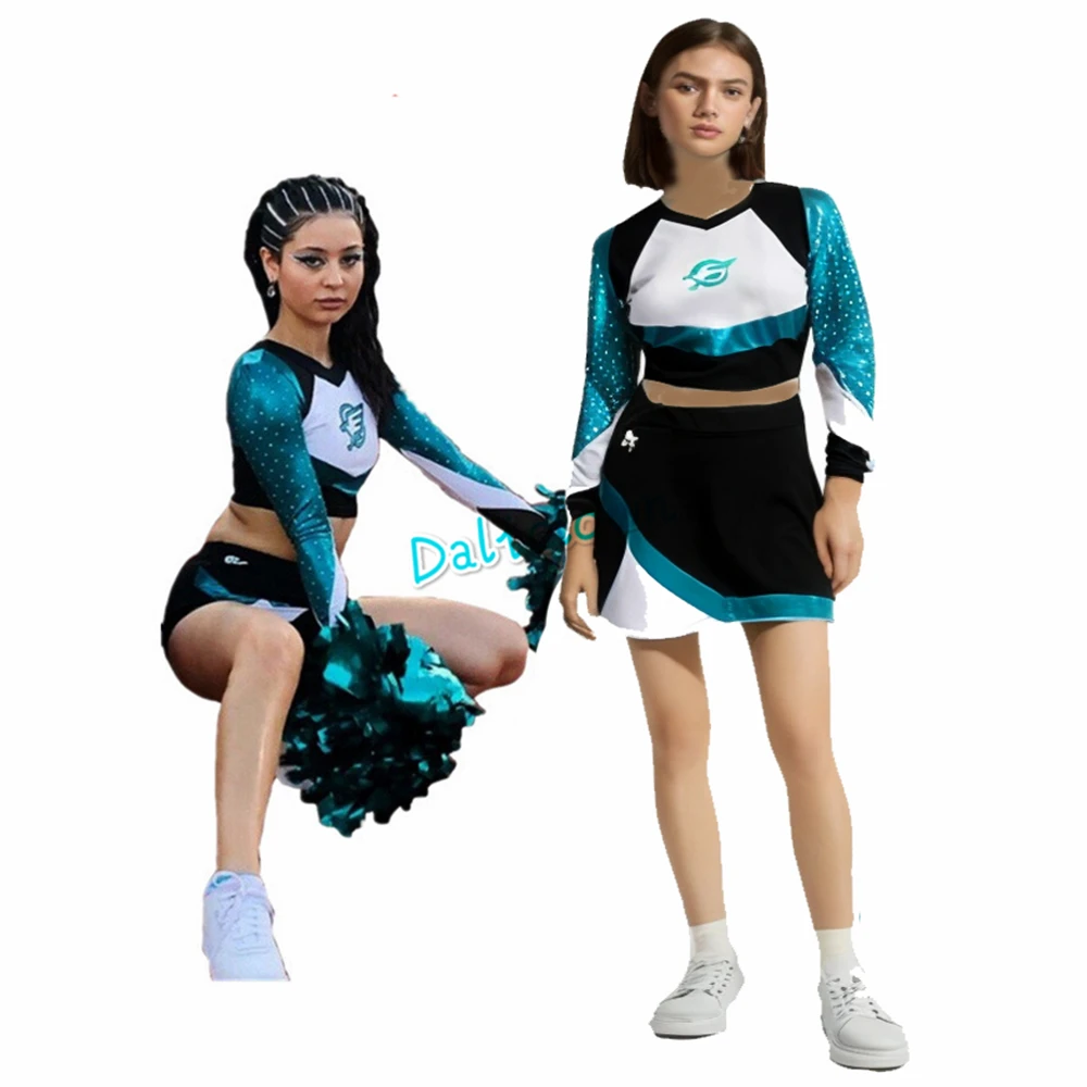 Maddy Euphoria Cheerleader Uniform for Women, Maddy Perez Outfit, Cosplay Costume, School Girls, Musical Sports Team fur s, Imbibé