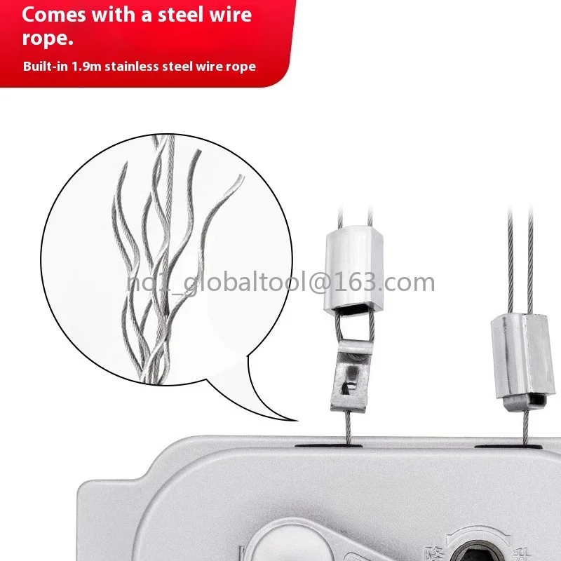 General Lift Hand Crank Machine Clothes Drying Rack Hand Crank