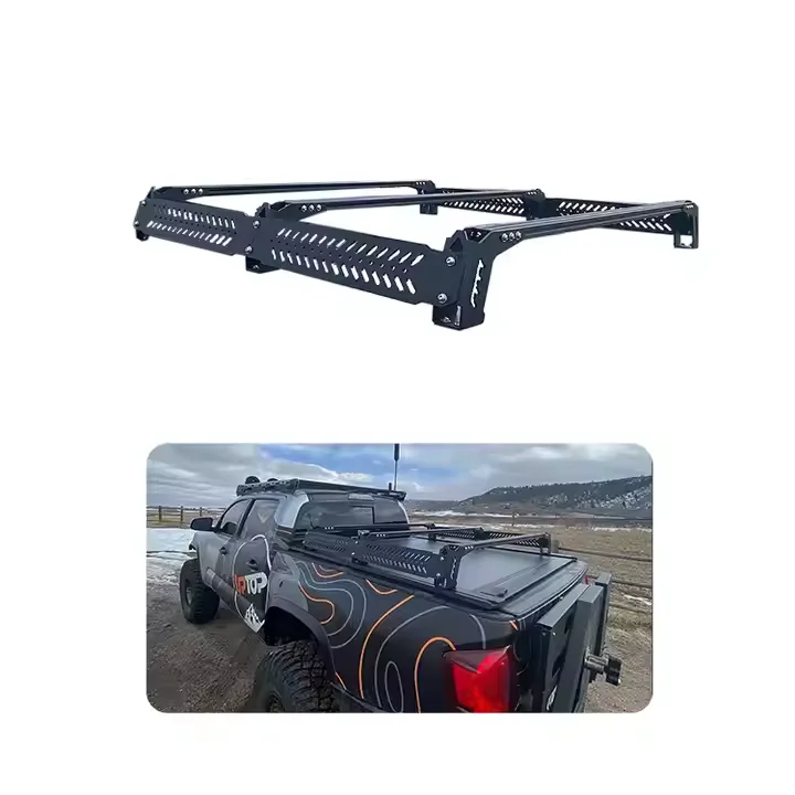 Universal 4x4 Pickup Truck Bed Rack Tub Rack Roof Off-road Vehicle Accessories Wholesale Hot Sale Steel Pickup Truck Bed Frame
