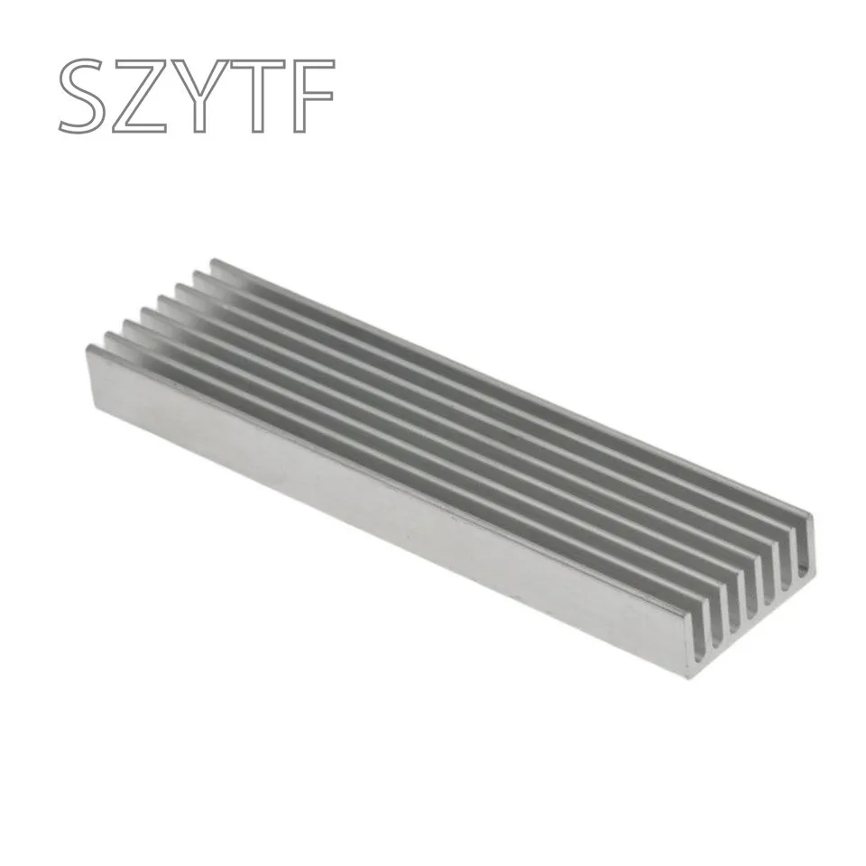 Heatsink Radiator Cooler Radiator 100X25X10MM High Quality Aluminum Heat Sink Fins Fast Thermal Conductivity Thermal Bar 