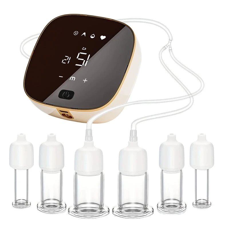 Beauty Electric Facial Cupping Set, 6 Glass Cups For Face