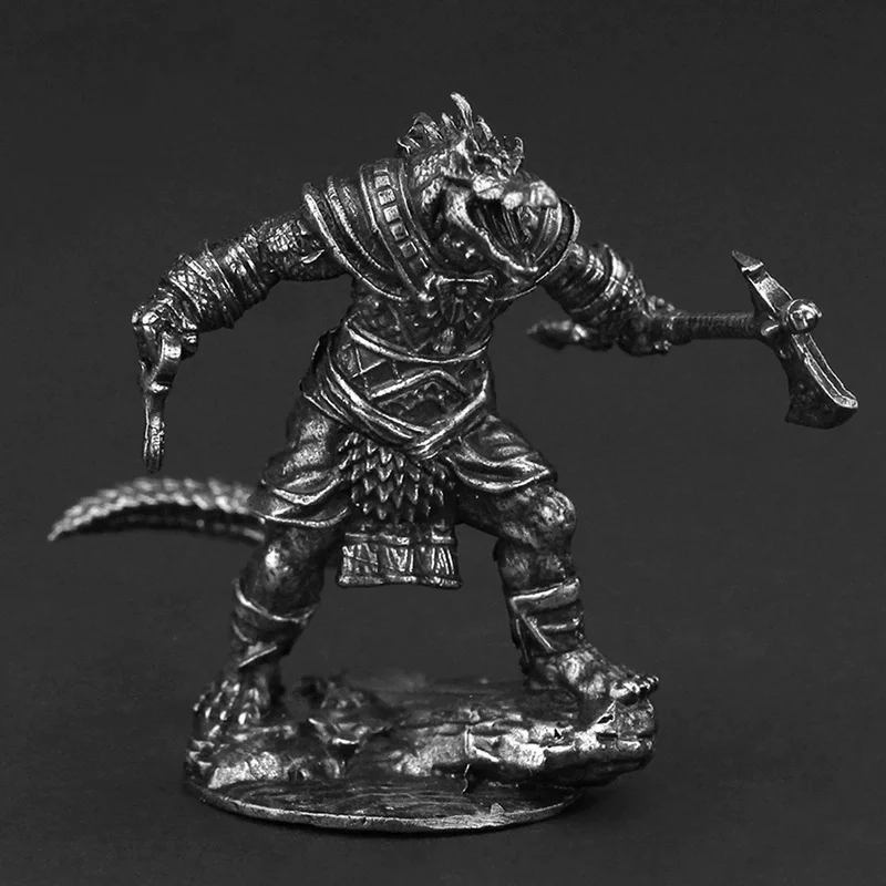 Vintage Metal Egyptian Myth Ancient Soldier Mini Model Paintable Figurine Desktop Tabletop Game Ornament Collection Gift For Men