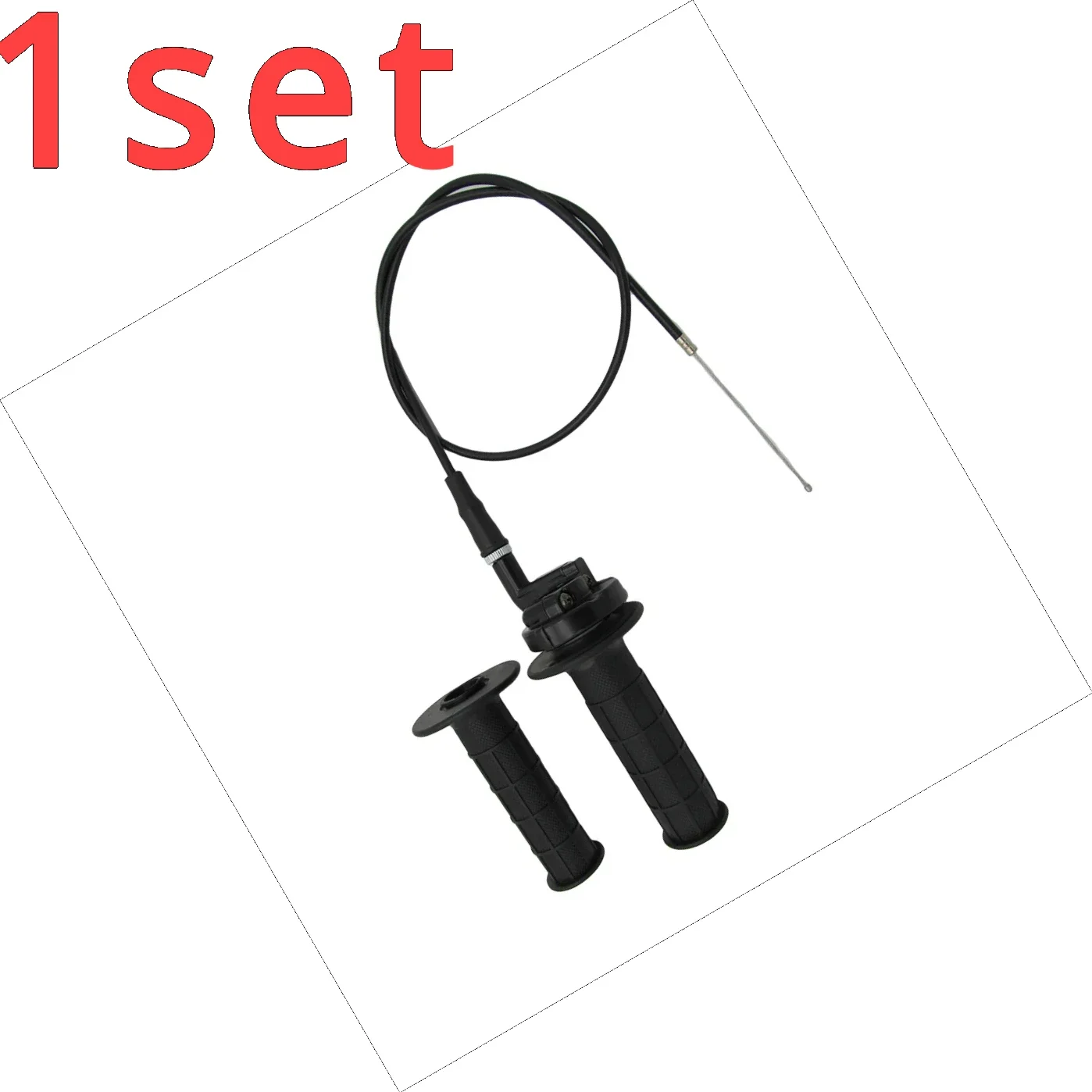 

Для универсальной поворотной ручки дроссельной заслонки 7/8 дюйма с кабелем для мотоциклов 50cc 125cc 140cc Dirt Bike Quad ATV, электрических трехколесных велосипедов