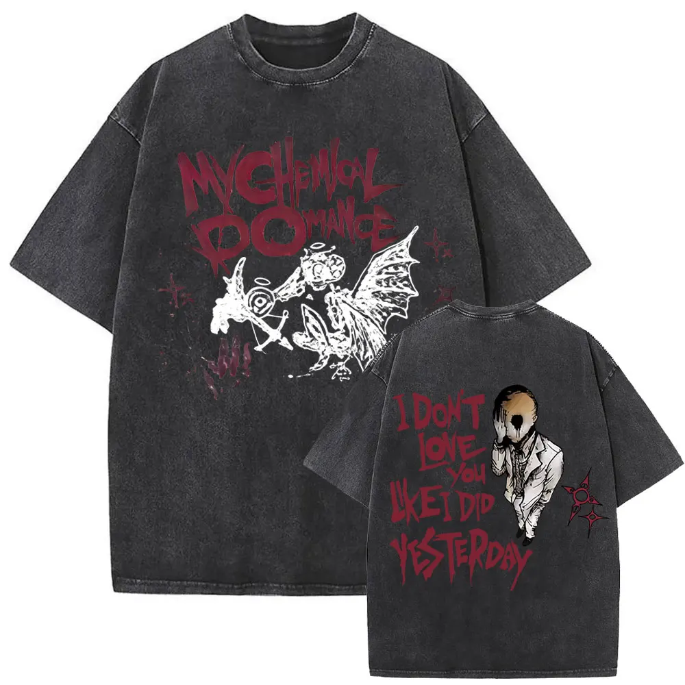

Washed Vintage My Chemical Romance The Black Parade I Don't Love You Like I Did Yesterday T-shirt Men Women Rock Punk Emo Tshirt