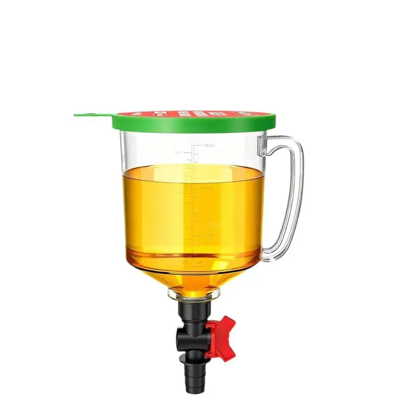 18-Piece Engine Oil Funnel Set, 1.59 Qt Automotive Oil Funnel Kit With 12 Adapters, Elbow Fitting, Arrow Screen Magnetic Storage