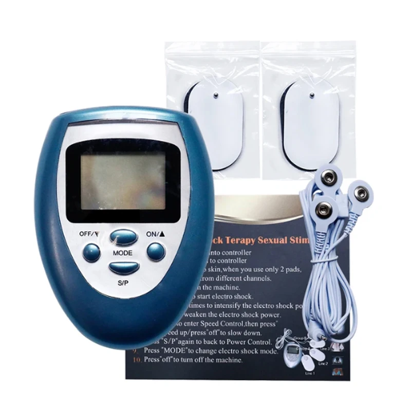 

Digital Massager TENS Unit Machine Multi-Functional 8 Modes Meridian Body Relax Pain Relief Physiotherapy Electrostimulator