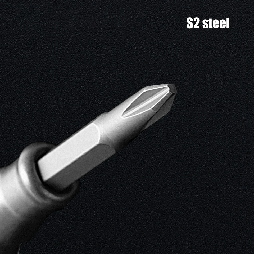 Imagem -03 - Chave de Fenda Liga Titânio Alta Dureza s2 Steel Bit Edc Equitação Equipamentos Tungstênio Cabeça Janela Quebrada Gadget Novo
