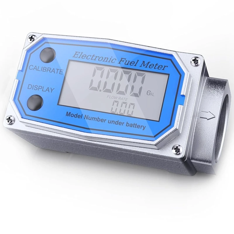 

Flow Meter Digital LCD Display, NPT Counter Waterproof Oil Flow Meter, Between GAL , QTS, PTS, L And M³ Units