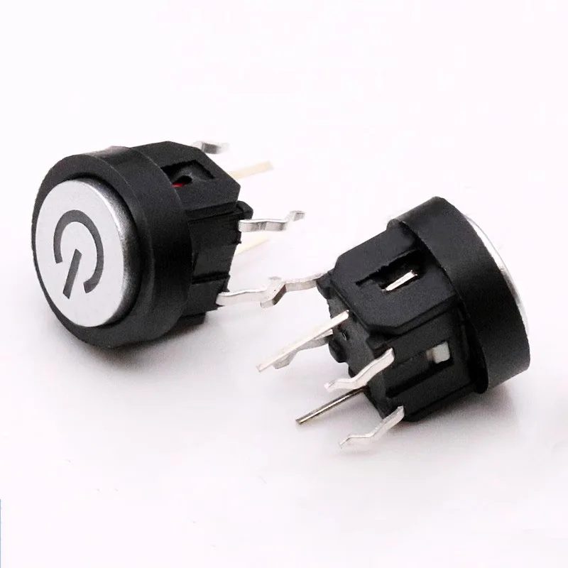 TS-H007 Touch key switch 6*6 switch with light Red/green/Blue light 4-pin round button Reset