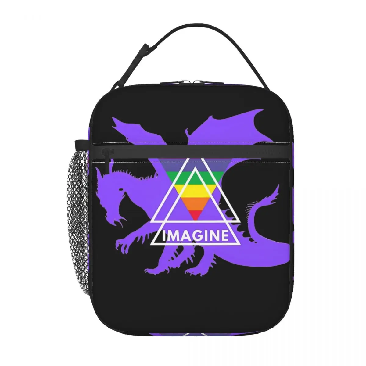 Rock Band Imagine Mercury Thermal Insulated Lunch Bag for Picnic Portable Food Bag Container Thermal Cooler Lunch Boxes