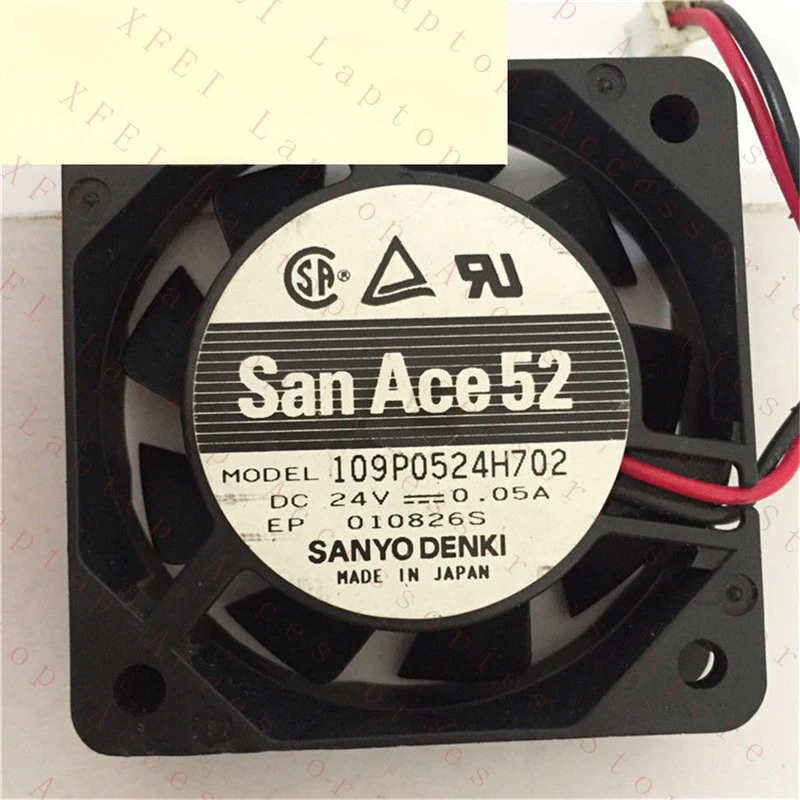 

D 1PC FOR SANYO 109P0524H702 Cooling Fan DC24V 0.05A 50*50*15mm 2pin New