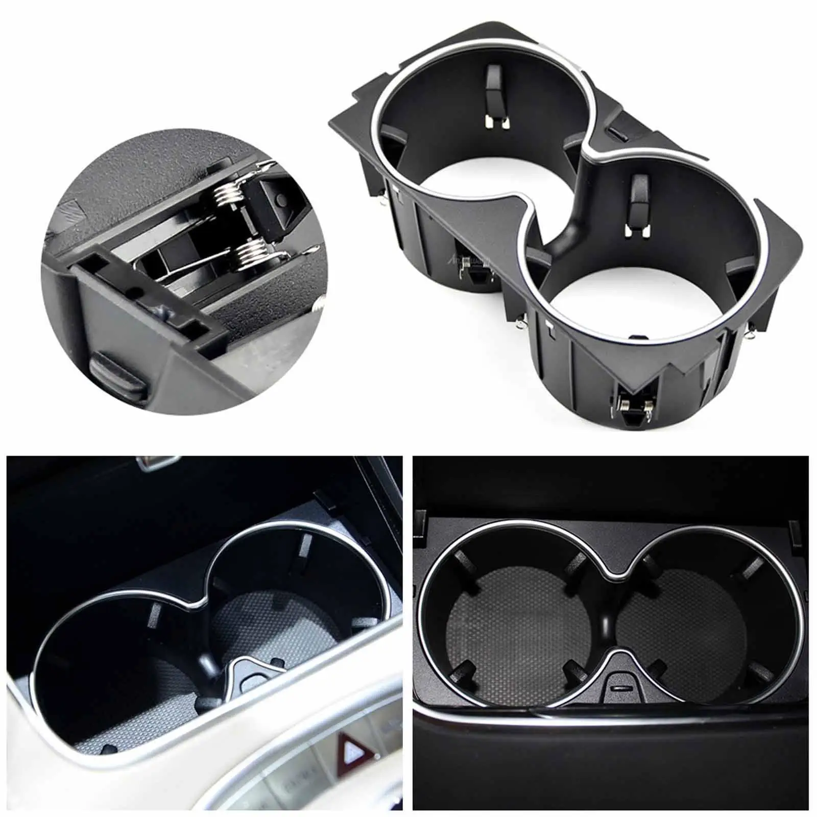 

Center Console Cup Holder for W222 14-17 Wear Resistant Waterproof DIY Modified Water Cup Holder for Vehicle Spare Parts