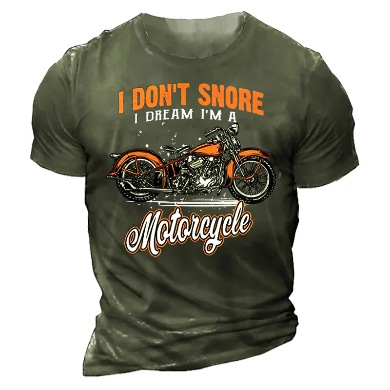 Motorcycle T-shirt For Men Motor Biker 3d Print Vintage Short Sleeve 1976 Tee Shirt Homme Moto T-shirt Racing Clothing Camiseta image 6
