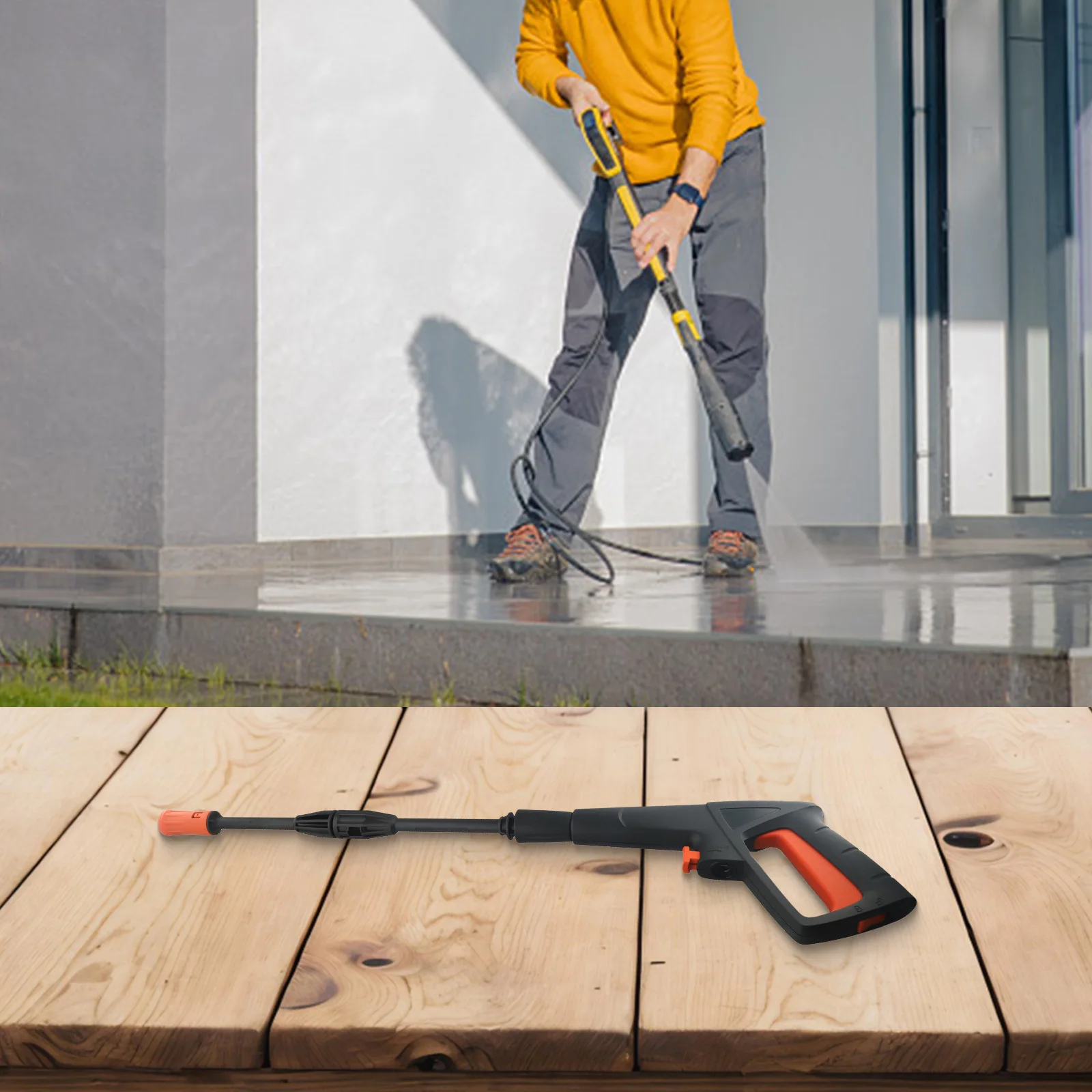 

Pressure Washer Accessory Variable Nozzle Cleaning Tools Sprayer Variable Nozzle Easy To Install Ergonomic Design