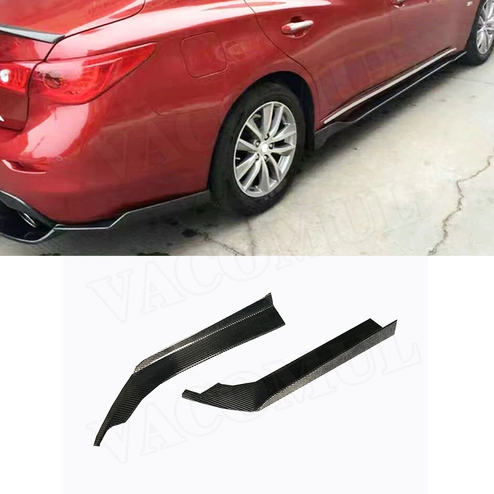 

VACOMUL Carbon Fiber Side Skirts Splitters Cupwings Winglets for BMW for Benz For VW for Universal Cars Canards Apron FRP