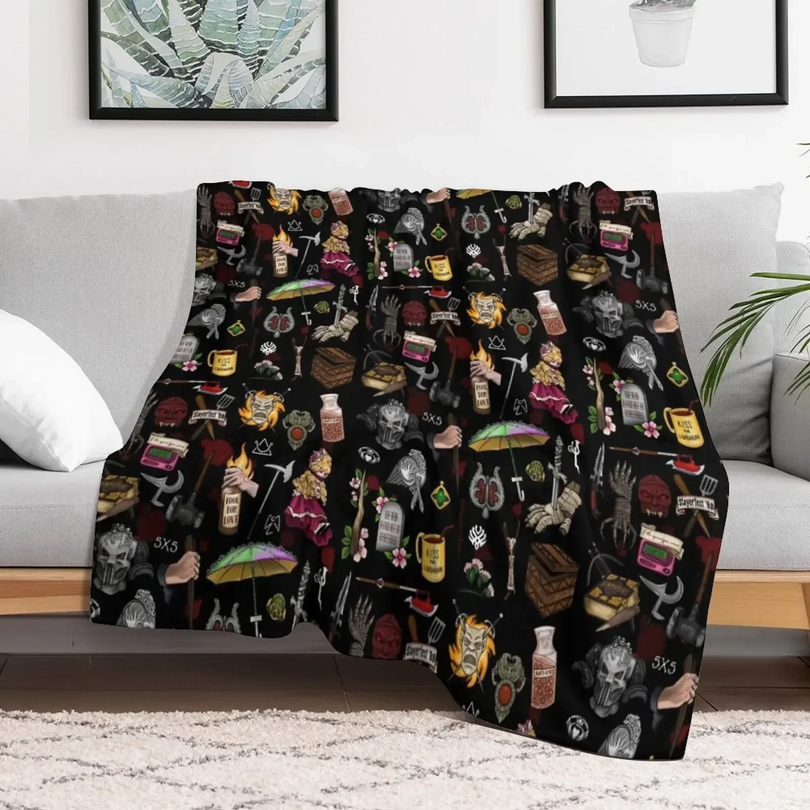 

Buffy Talismans Throw Blanket for winter Plaid Blankets