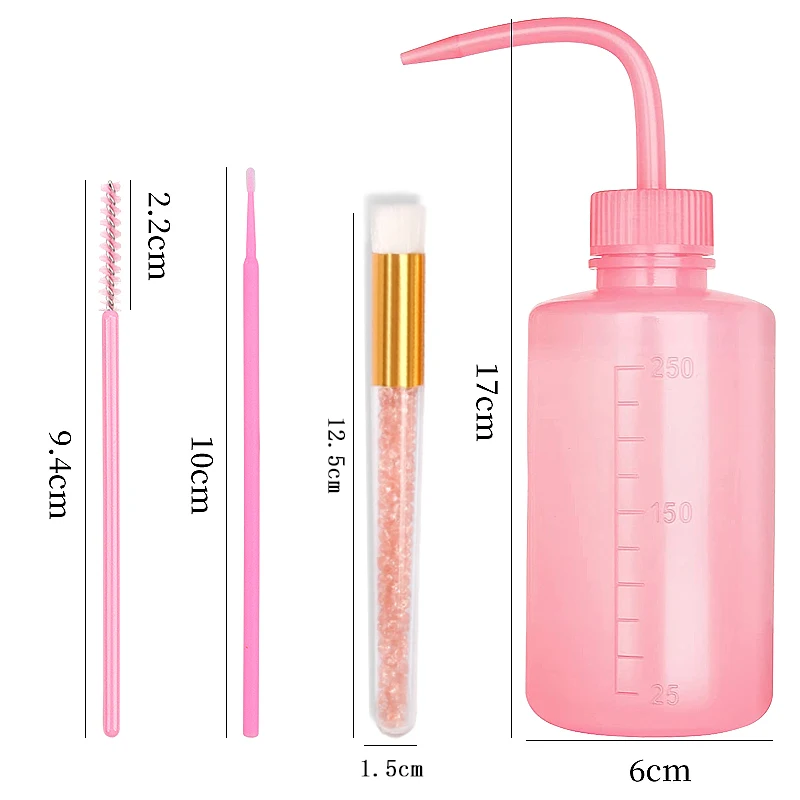 Eyelash Extension Supplies Set lashes Micro Brush Tape Glue Ring Eye Pad Disposable Mascara Applicator eyelashes Tool