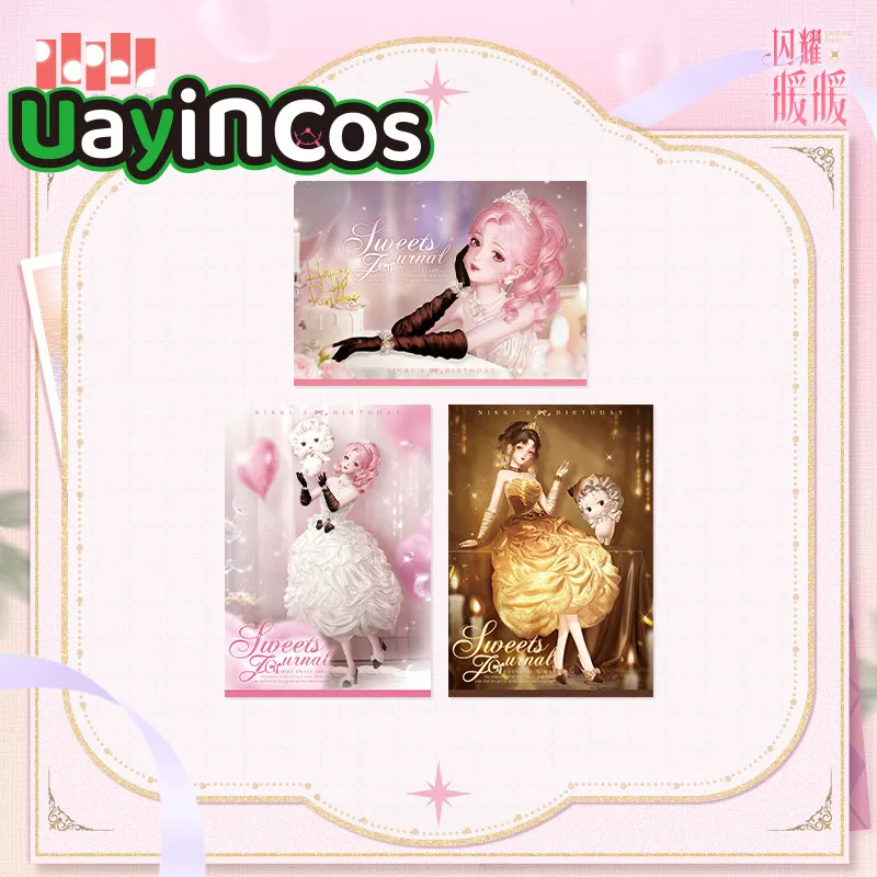

Original Miracle Nikki Photo Card Set Badge Shikishi Colored Paper Acrylic Coasters Stand Doll Keychain Anime Game Toy Kids Gi