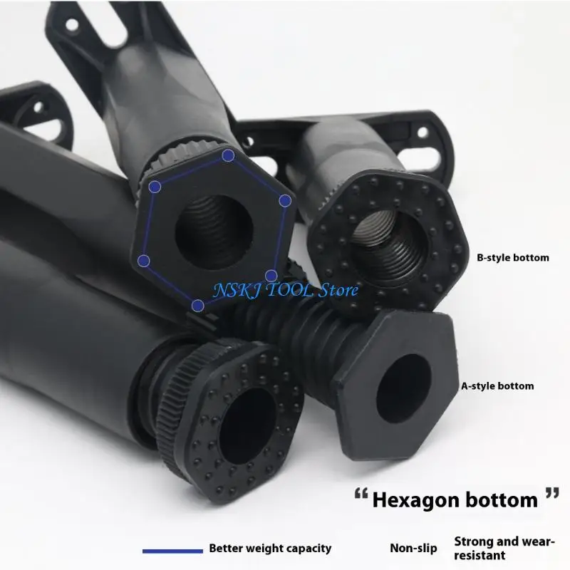 L8RC T-shaped adjustable telescopic Middle foot Bedding frame