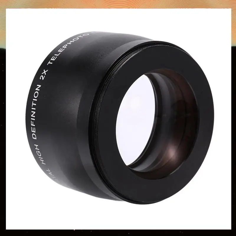 

2Pcs 58Mm 2.0X Professional Telephoto Lens For Canon 5D/6D/60D/ 350D / 400D / 450D / 500D / 1000D / 550D / 600D 18-55MM-Y05A