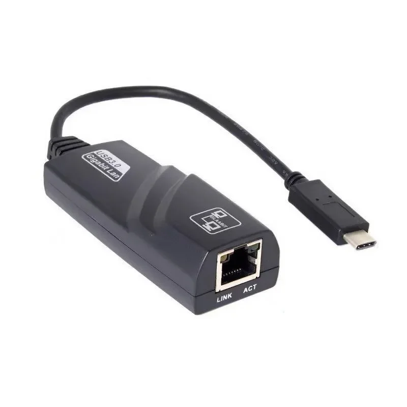 محول إيثرنت USB من النوع C USB 3.0 إلى محول شبكة جيجابت يدعم السرعات ما يصل إلى 10/100/1000 ميجابت في الثانية لأجهزة Macbook وMac Pro XPS #6