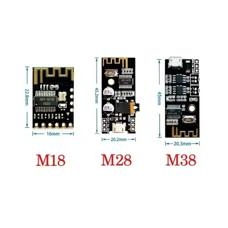 MH-MX8 M18 M28 M38 MP3 Decoder Board Bluetooth-compatible 4.2 Audio Modul Stereo DIY Refit