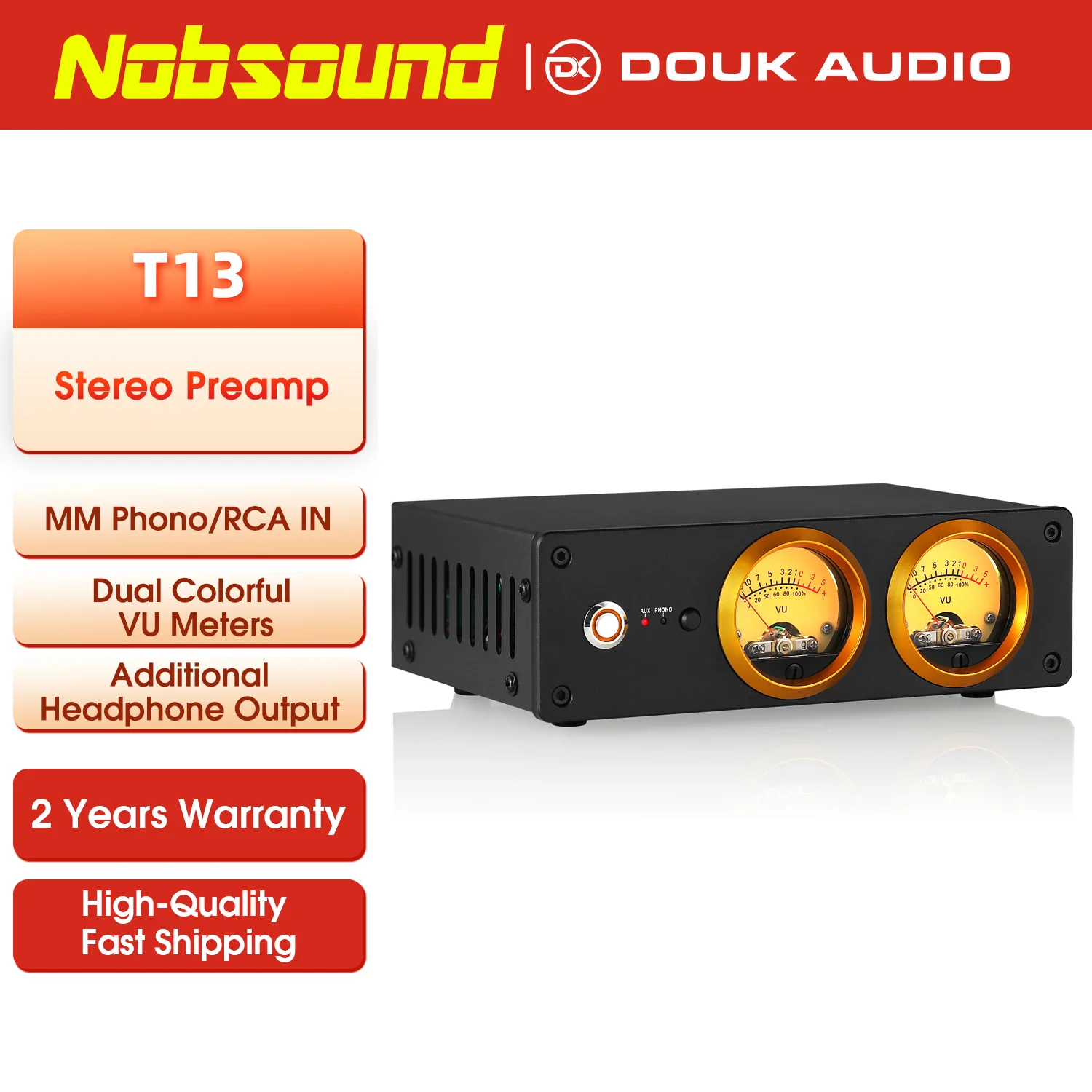 توصية مفصلة لـ Nosound T13 Mini Phono Preamp: مكبر صوت مدمج لمحطات التسجيل