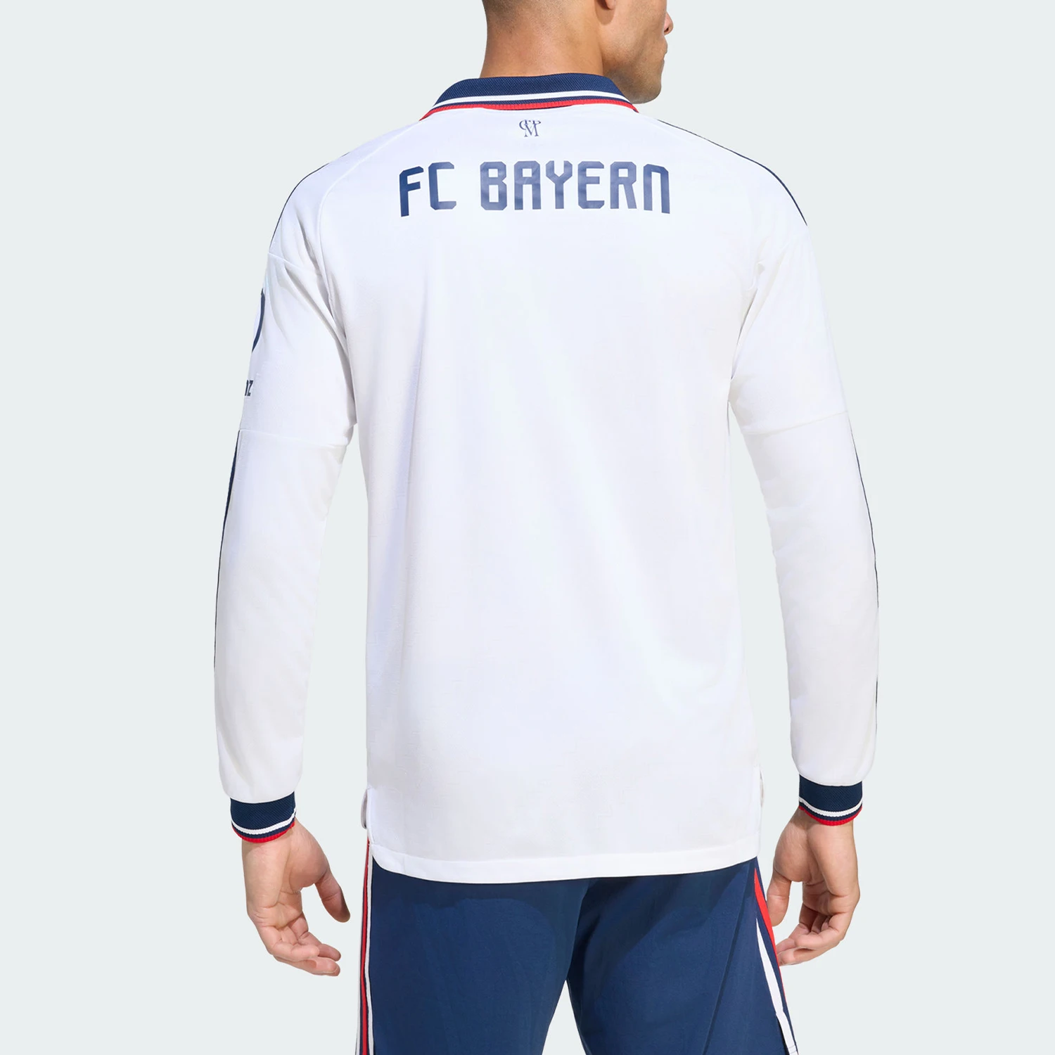 Adidas genuine men's fashionable pullover striped football sports long sleeved T-shirt KE8583