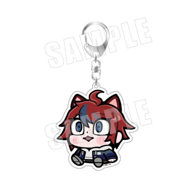 The Hundred Line -Last Defense Academy- Cute Chibi Anime Acrylic Stand Figure Desk Decoration for Anime Collectible Keychain
