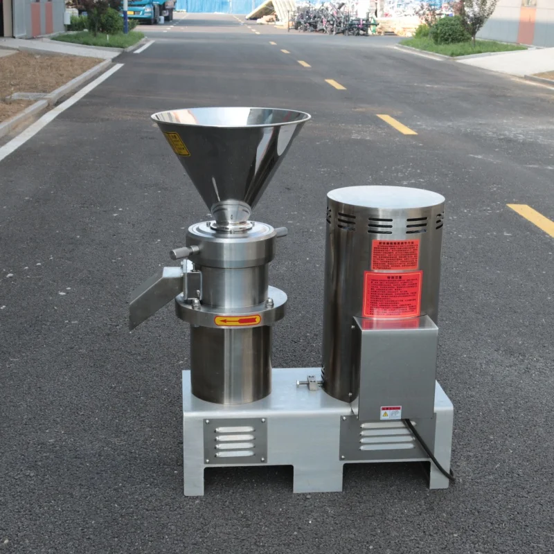 Customized Small Grind Sesame Tahini Colloid Mill Penut Nut Price Peanut Butter Make Machine for Nuts Processing