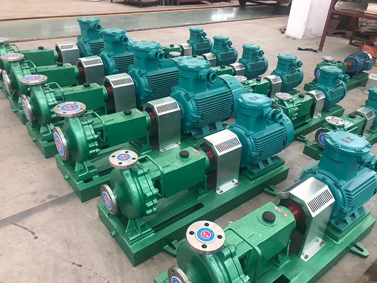 Brand new Horizontal single stage single suction IH type chemical centrifugal pump for chemical raw materials industry