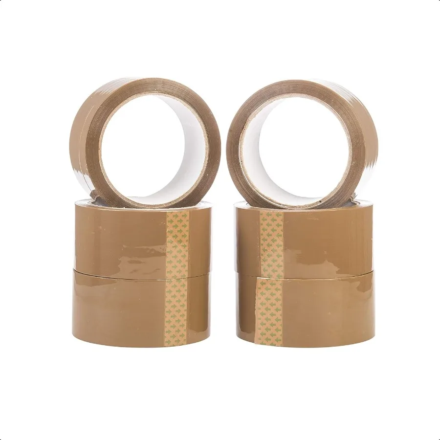 

Brown Packaging Tape 1.88 inches x 72 Yards Heavy Duty Shipping Tape for Packing Moving Office Use 6 Rolls