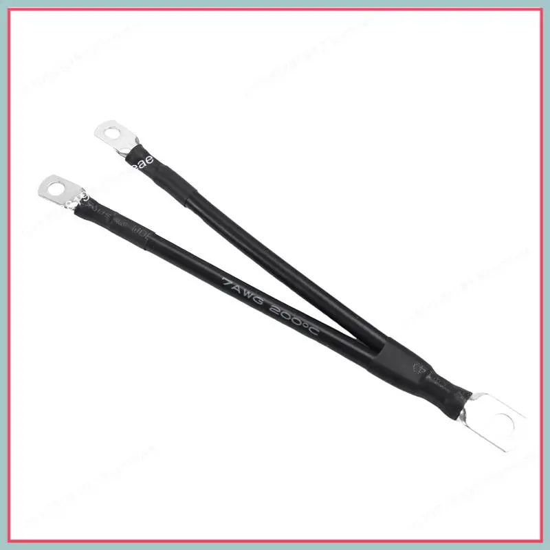 N94R 1 Set Wire 7AWG Cavo in gel di silice morbido resistente al calore con naso in rame per scheda protettiva batteria BMS